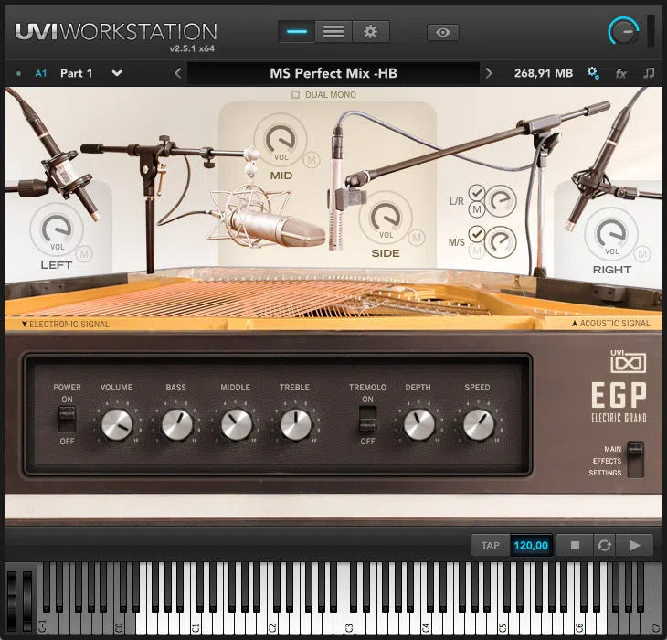 UVI EGP Hybrid Electric Grand Piano