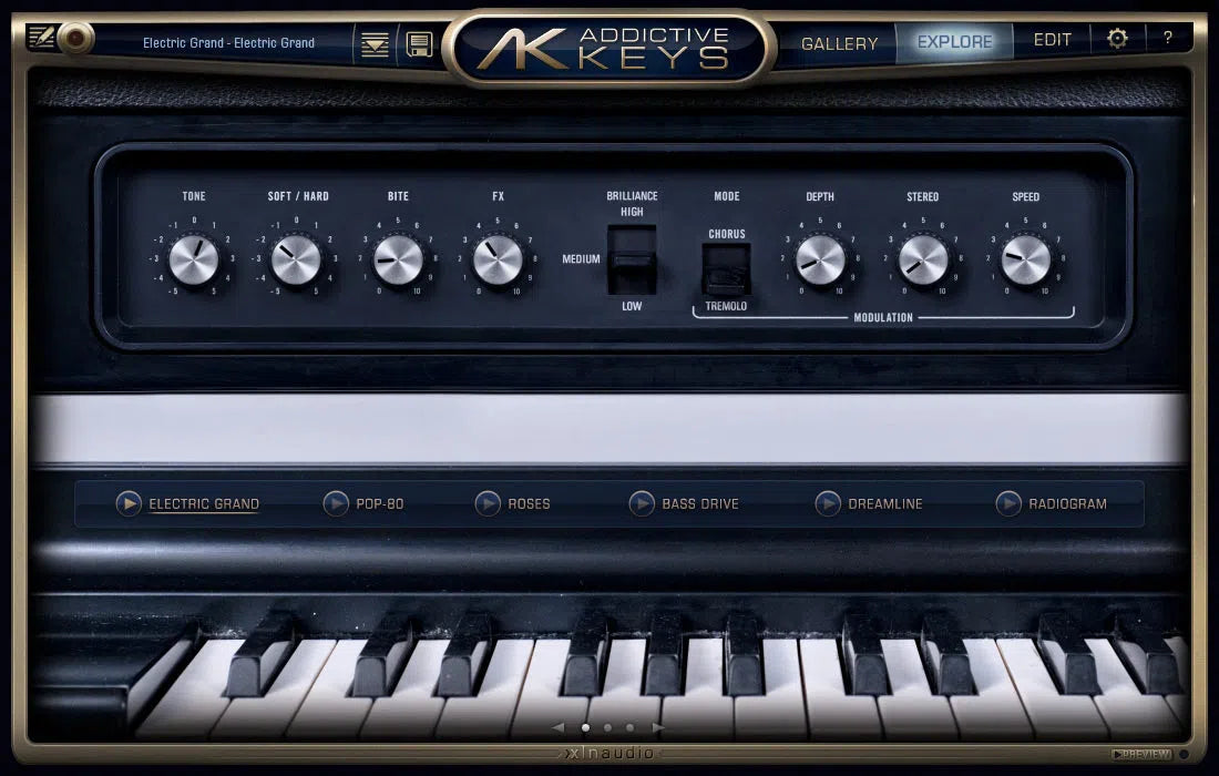 XLN Audio Addictive Keys: Electric Grand