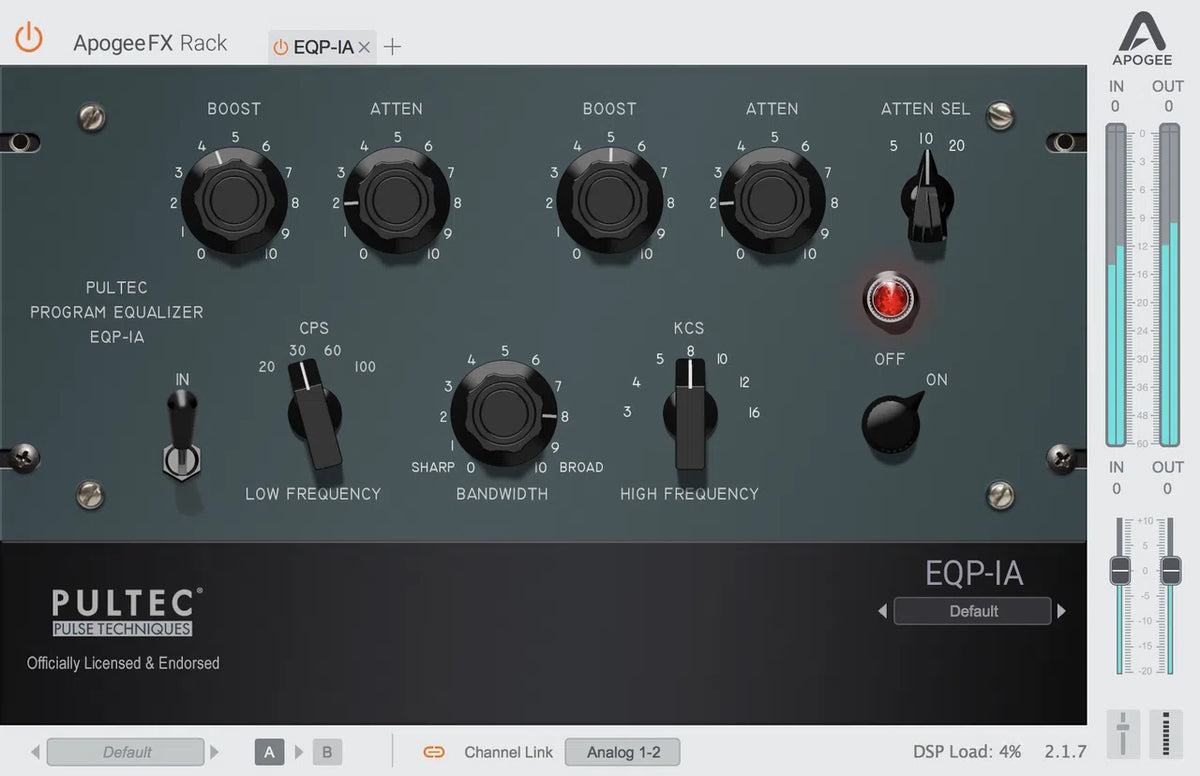 Apogee Pultec EQP-1A