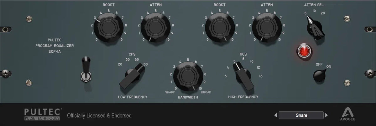 Apogee EQP-1A + MEQ-5 Pultec Bundle