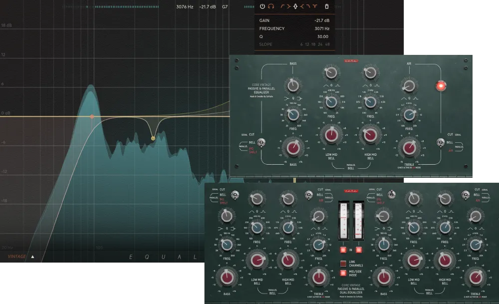 Softube Equalizers &amp; Core Vintage Equalizers Bundle