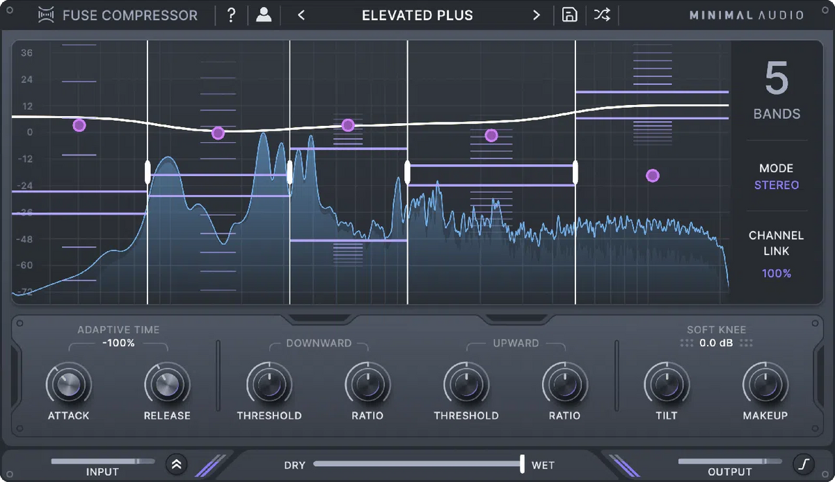 Minimal Audio Fuse Compressor