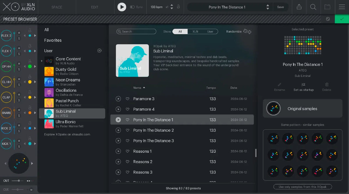 XLN Audio XO Expansion: Sub Liminal