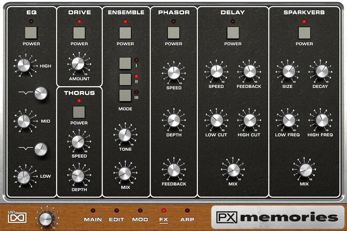 UVI PX Memories