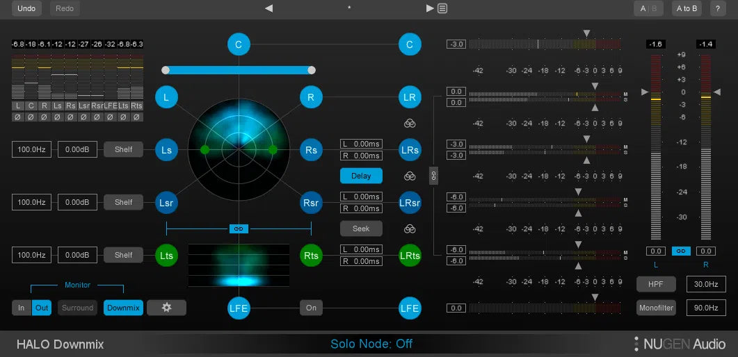 NUGEN Audio Halo Downmix with 3D Immersive Extension