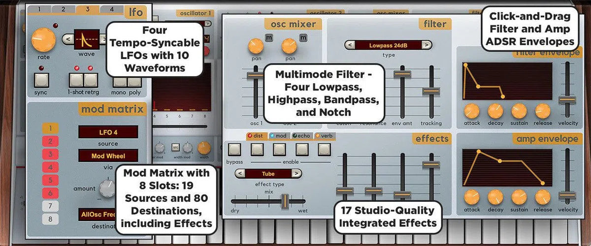 Cherry Audio Harmonia Synthesizer
