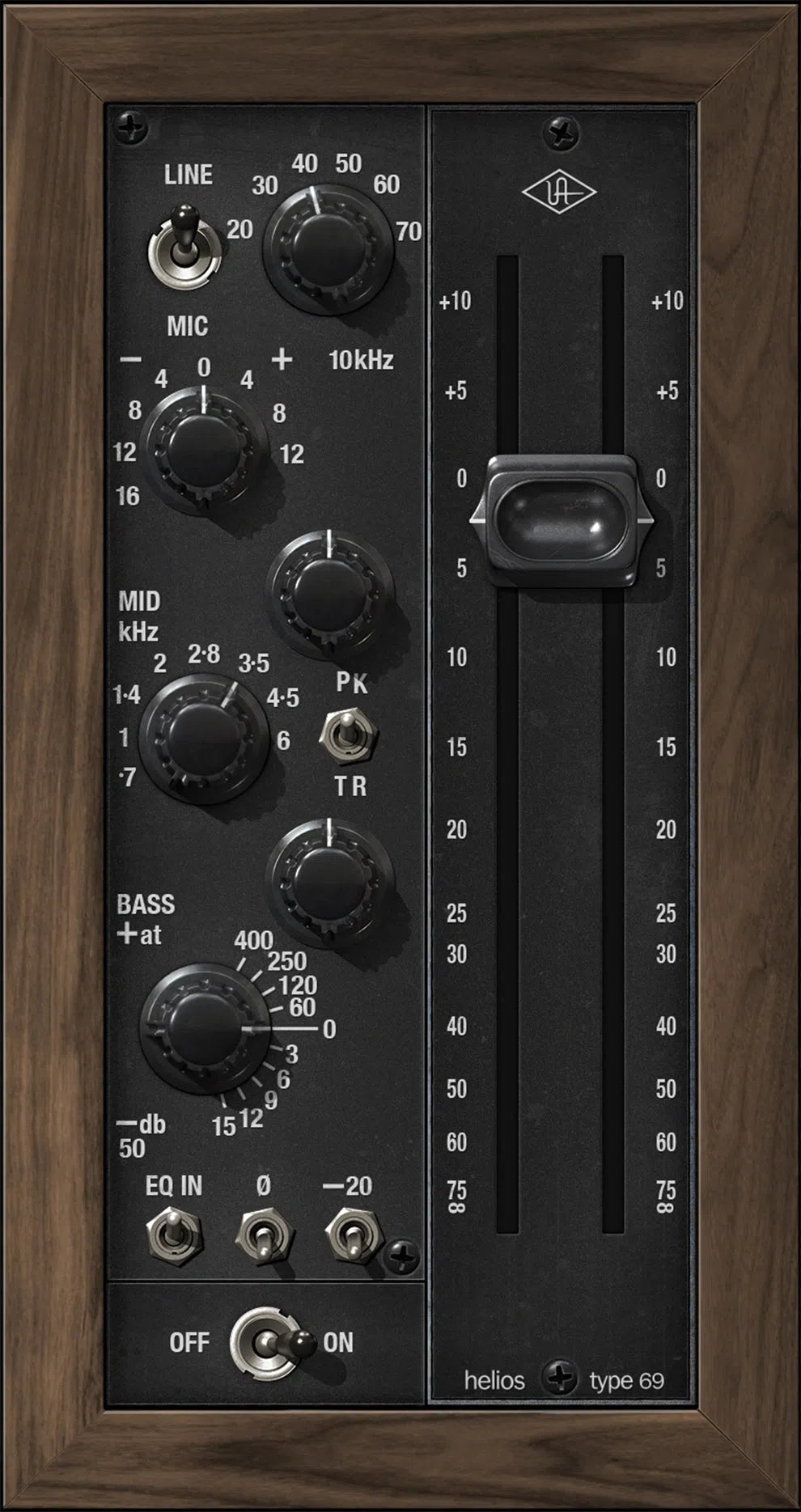 Universal Audio Helios Type 69 Preamp and EQ Collection