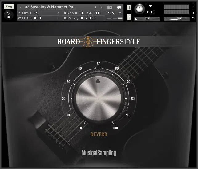 Musical Sampling Hoard Fingerstyle