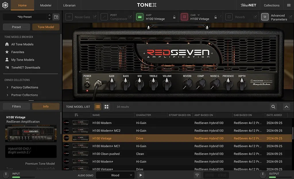 IK Multimedia TONEX RedSeven Hybrid100
