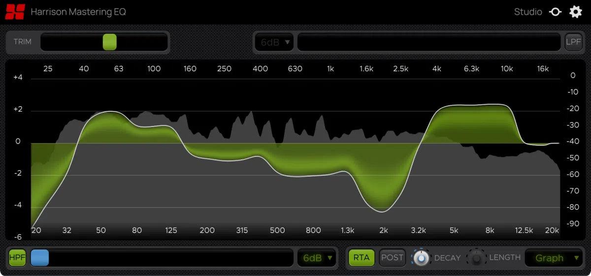 Harrison Mastering EQ