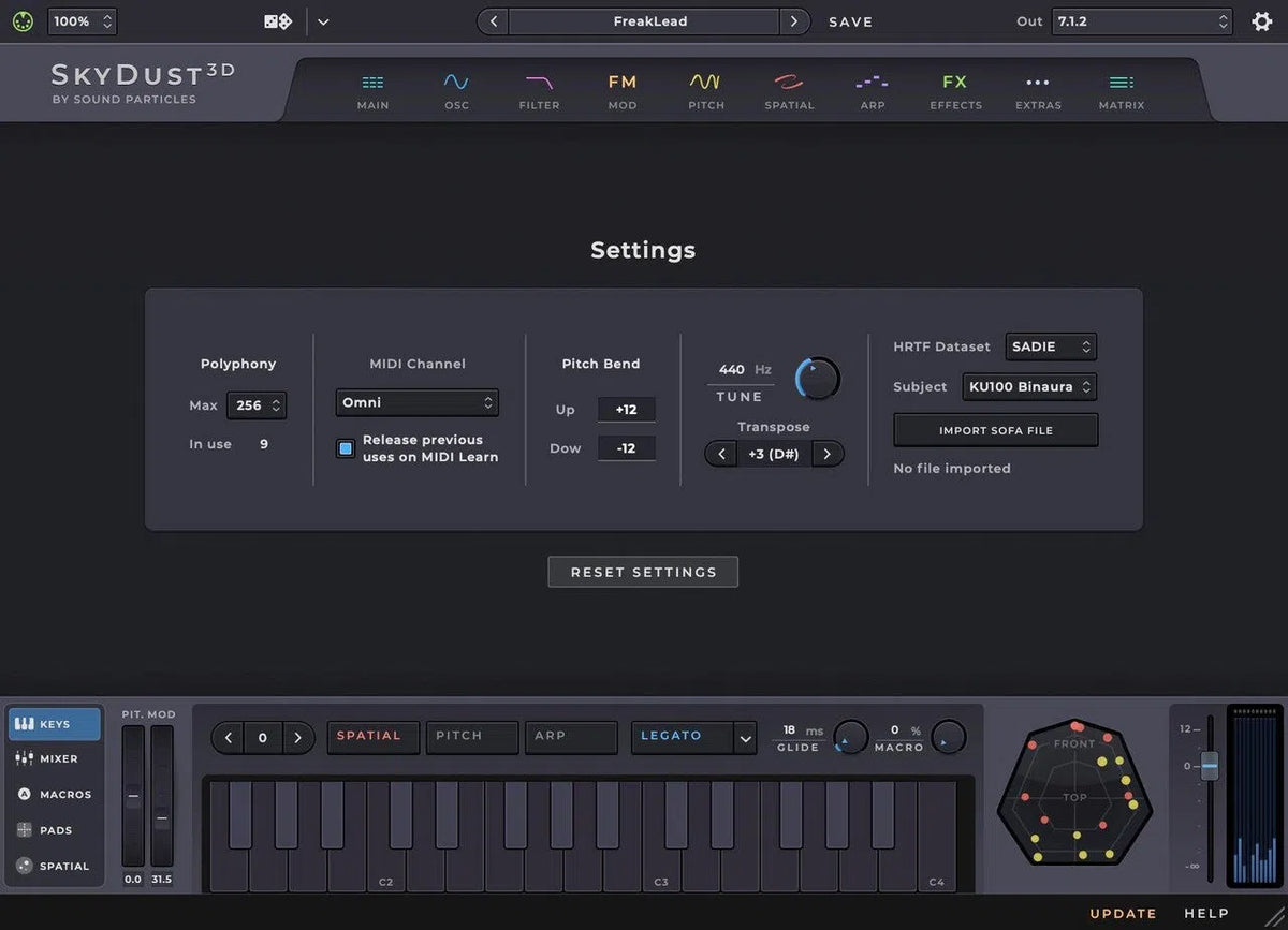 Sound Particles SkyDust Stereo