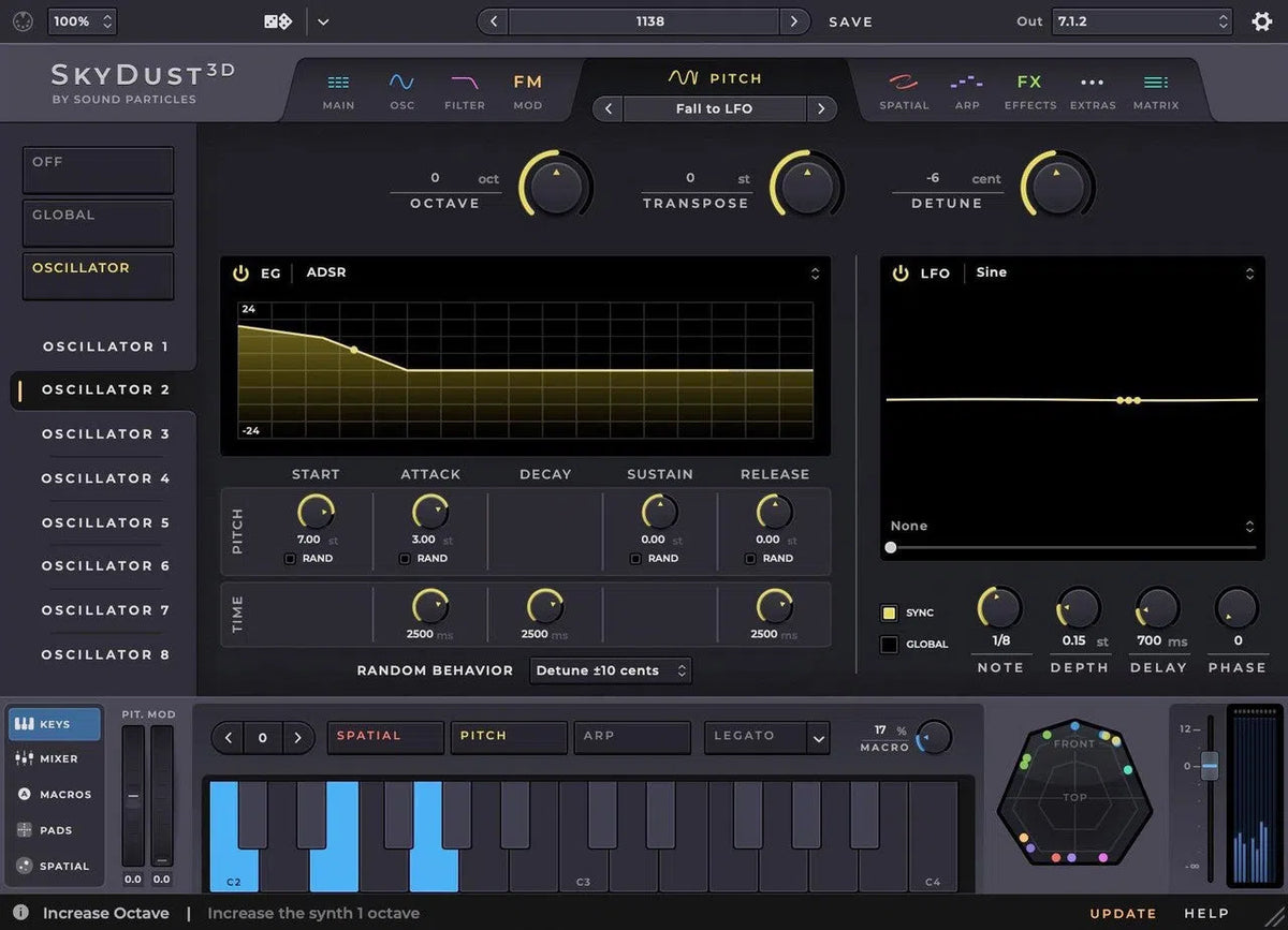 Sound Particles SkyDust 3D