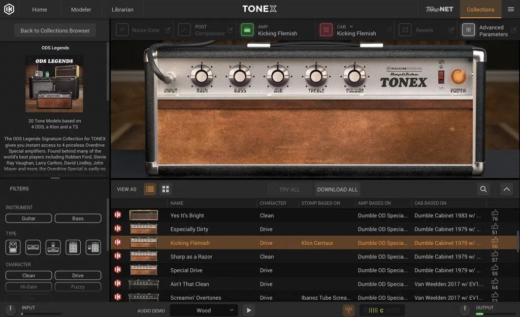 IK Multimedia TONEX ODS Legends Collection