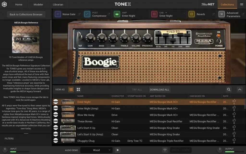 IK Multimedia TONEX Mesa Boogie Collection