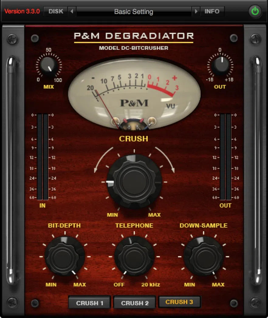 Plug & Mix Degradiator