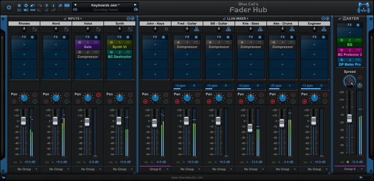 Blue Cat Audio Fader Hub