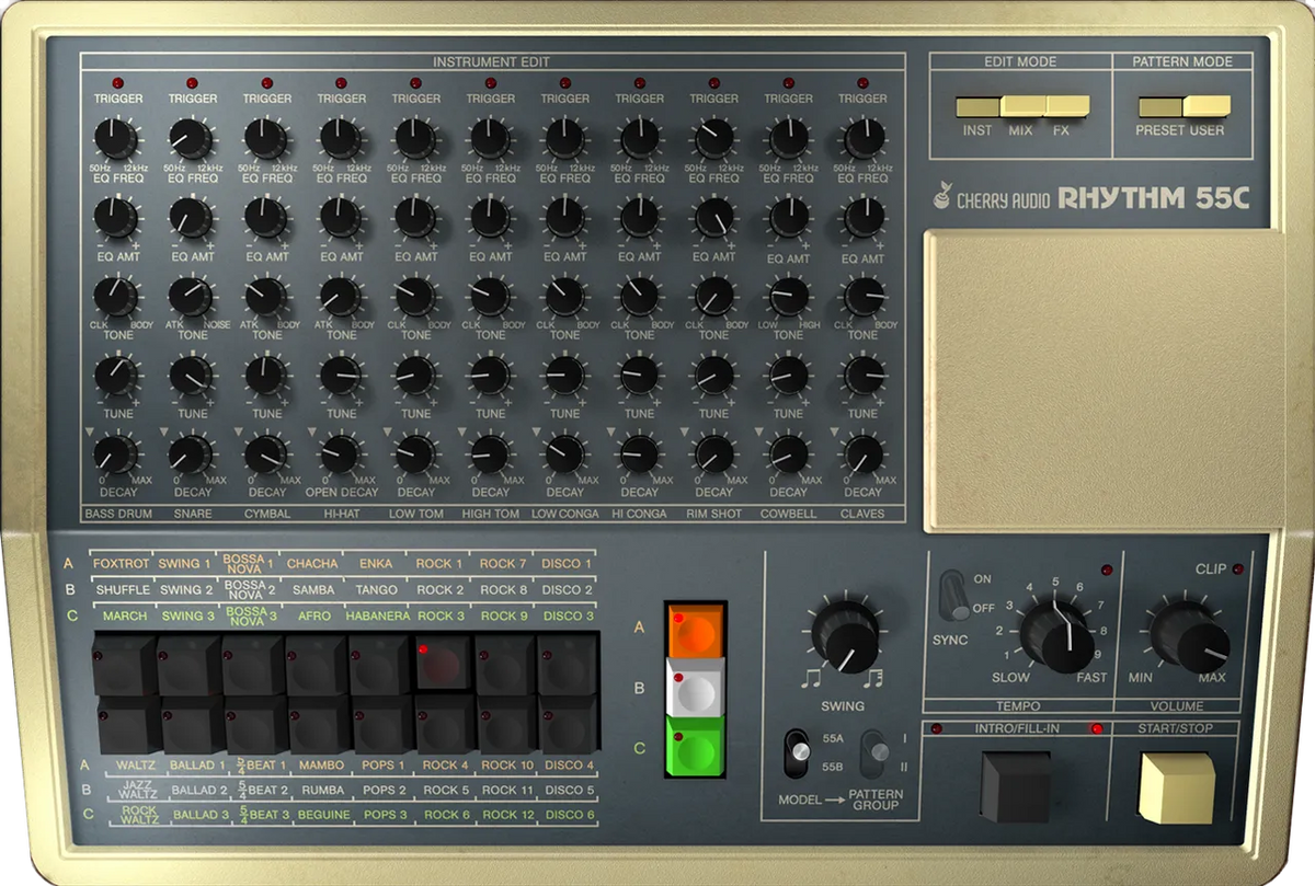 Cherry Audio KR-55C Drum Machine