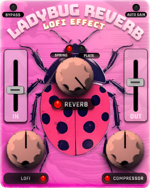 Safari Pedals LadyBug Reverb