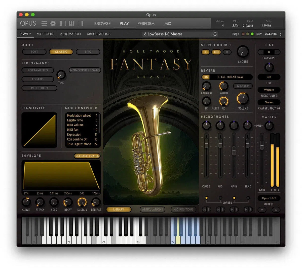 EastWest Hollywood Fantasy Brass