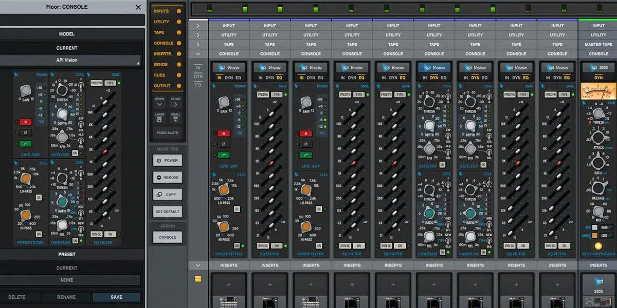 Universal Audio LUNA API Vision Console Emulation Bundle