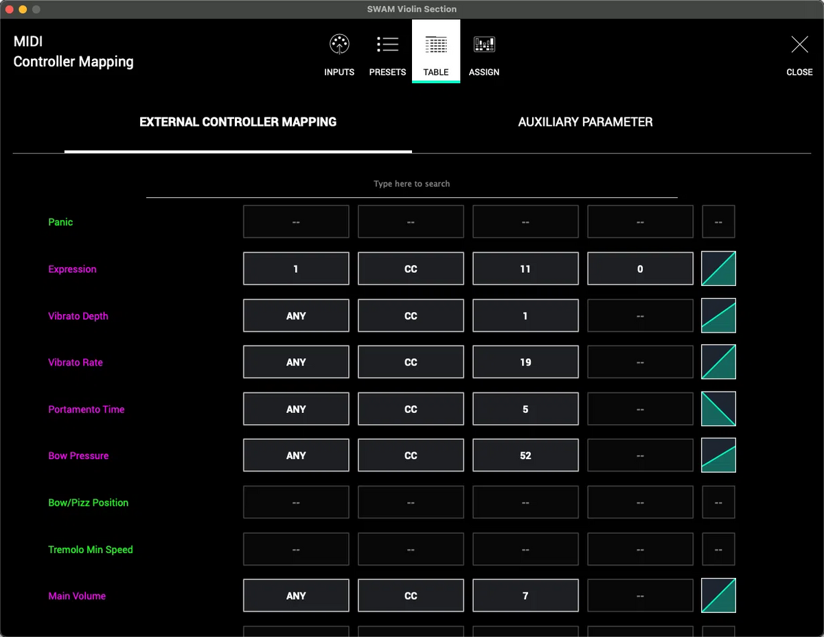 Audio Modeling SWAM String Sections