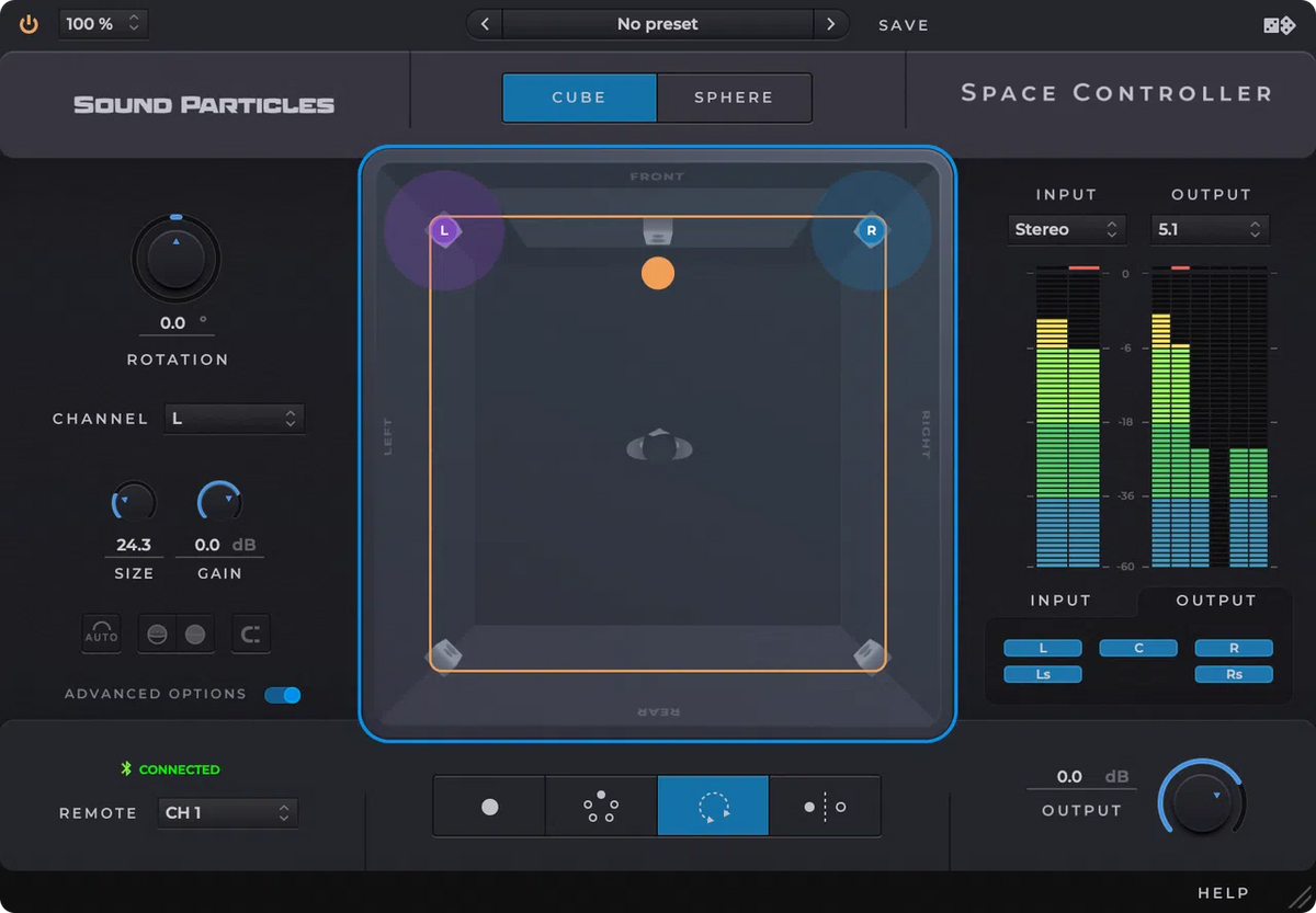 Sound Particles Space Controller Standard
