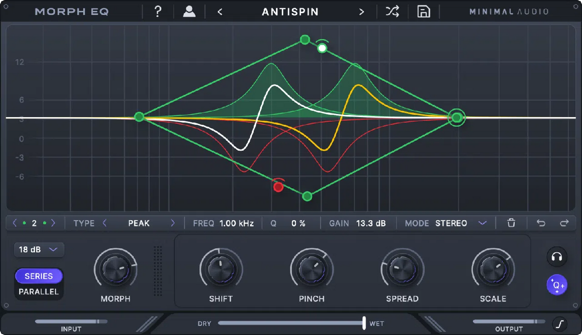 Minimal Audio Morph EQ