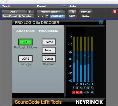 Neyrinck SoundCode LtRt Tools Upgrade