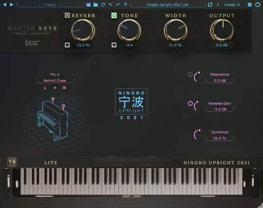 Boz Digital Labs Ningbo Upright 2021 Pro