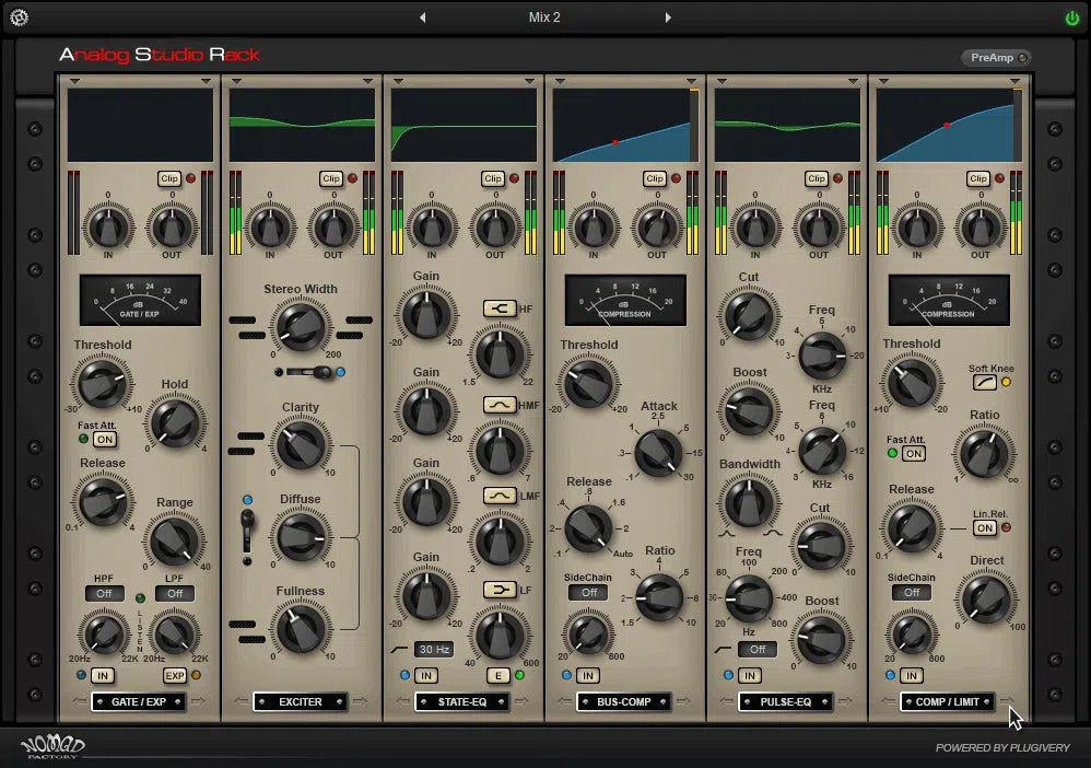 Nomad Factory Analog Studio Rack