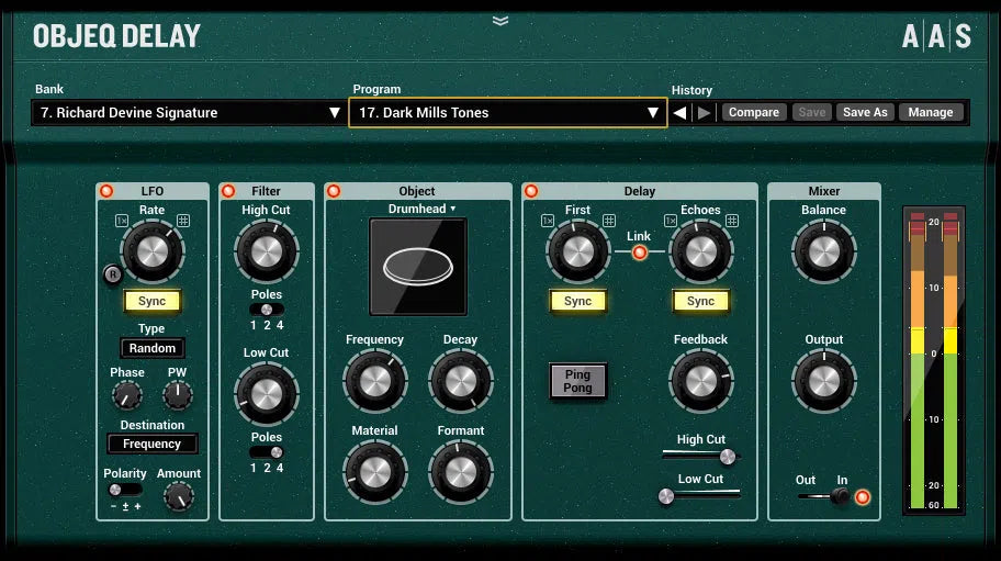 Applied Acoustics Objeq Delay