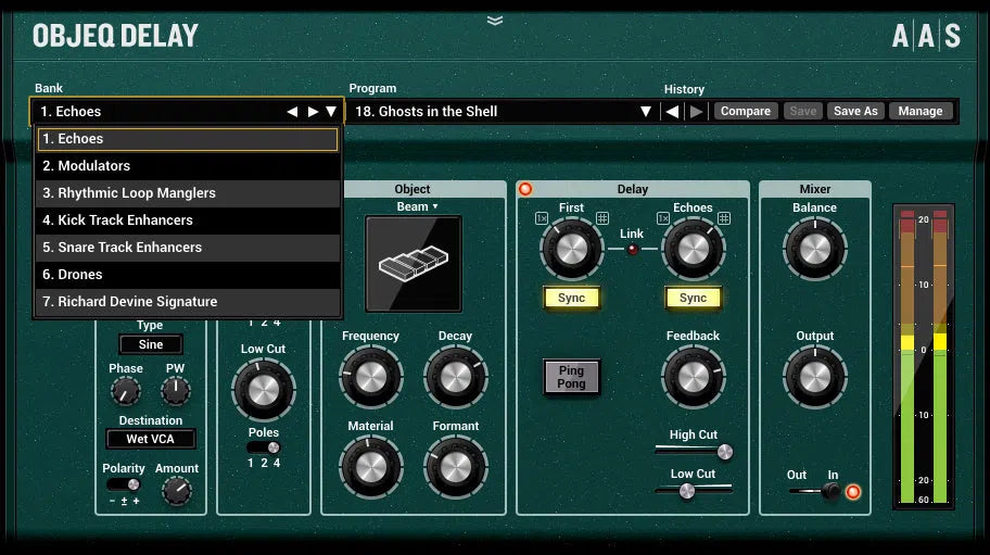 Applied Acoustics Objeq Delay