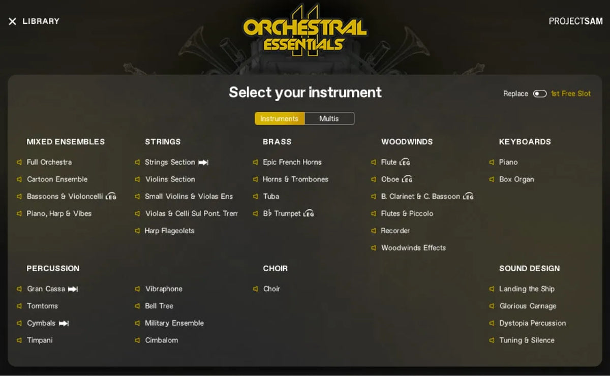 ProjectSAM Orchestral Essentials 2