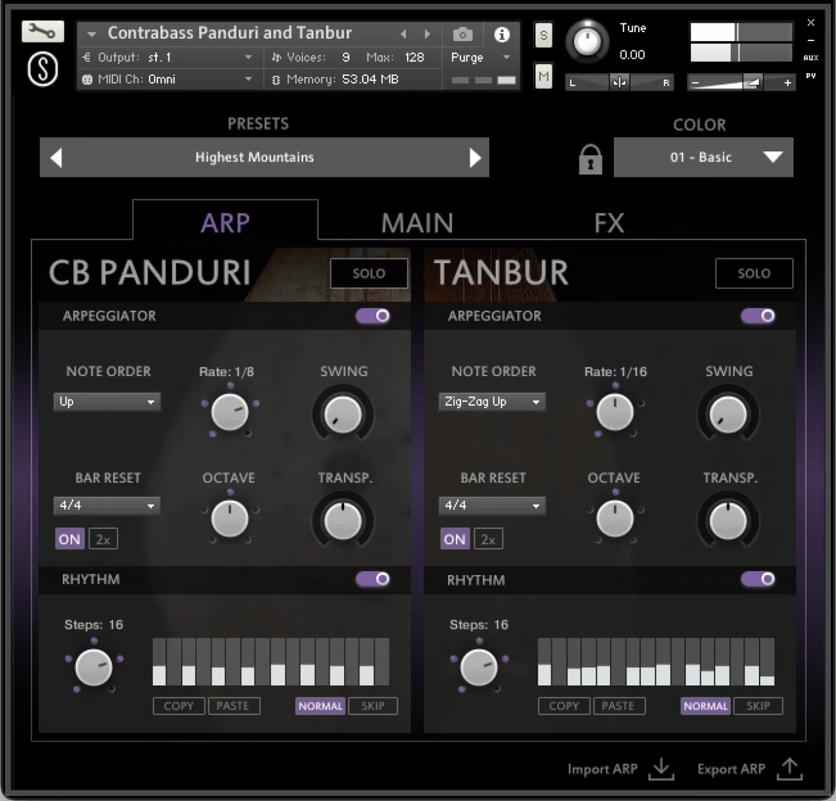 Sonuscore Origins Vol. 10: Contrabass Panduri &amp; Tanbur