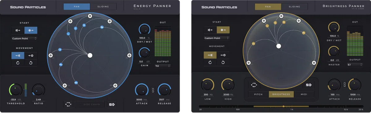 Sound Particles Panner Collection