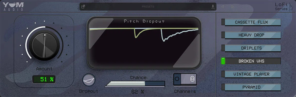 Yum Audio LoFi Pitch Dropout