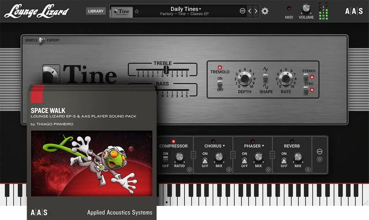 Applied Acoustics Lounge Lizard EP-5 + Packs