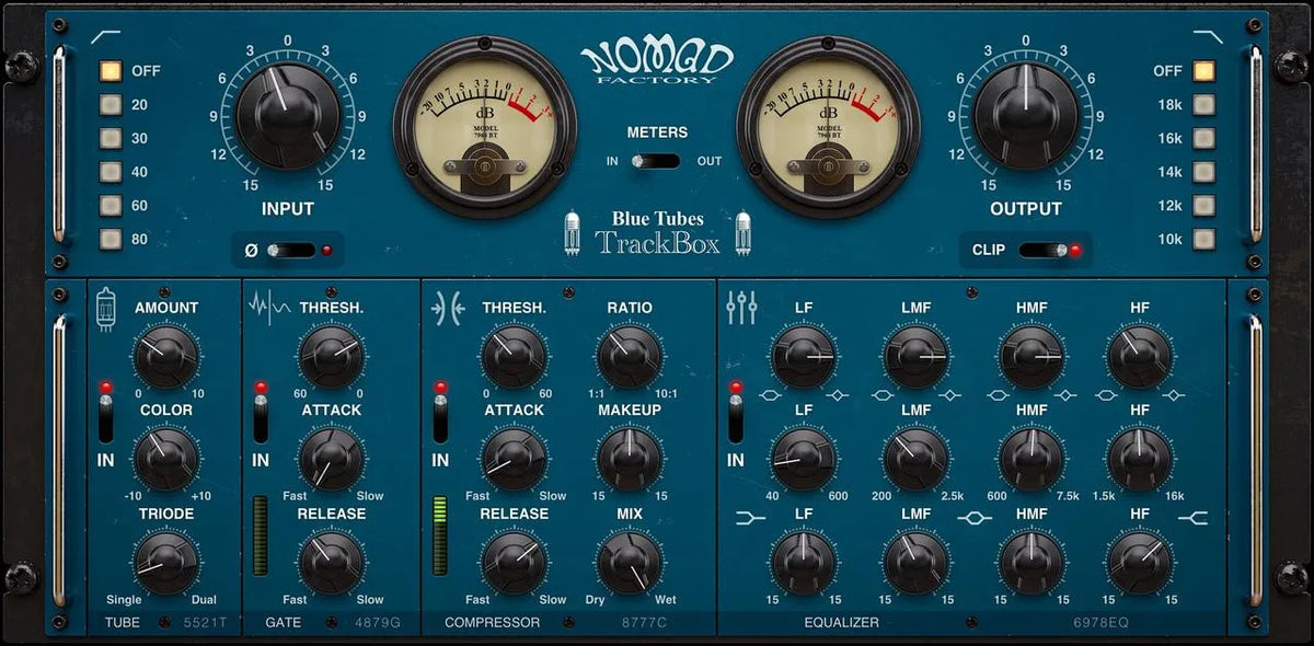 Nomad Factory Blue Tubes Analog Trackbox