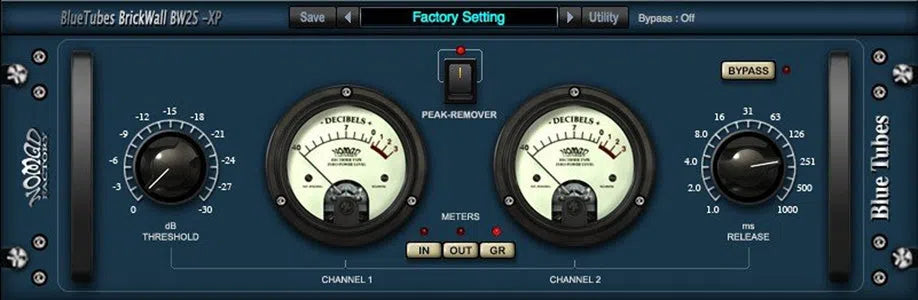 Nomad Factory Blue Tubes BrickWall BW-2S