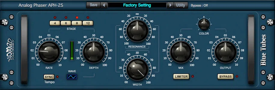 Nomad Factory Blue Tubes Analog Phaser APH2S