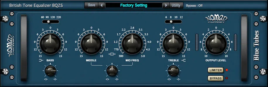 Nomad Factory Blue Tubes Equalizer BQ2S