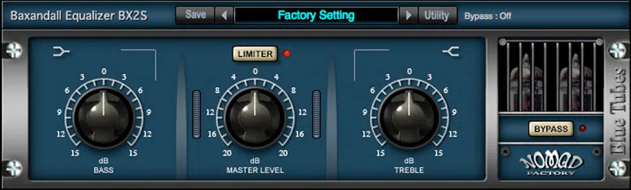 Nomad Factory Blue Tubes Equalizer BX2S