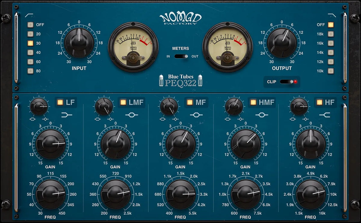 Nomad Factory Blue Tubes Equalizer PEQ322