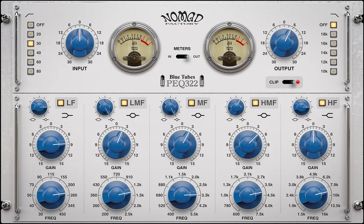 Nomad Factory Blue Tubes Equalizer PEQ322