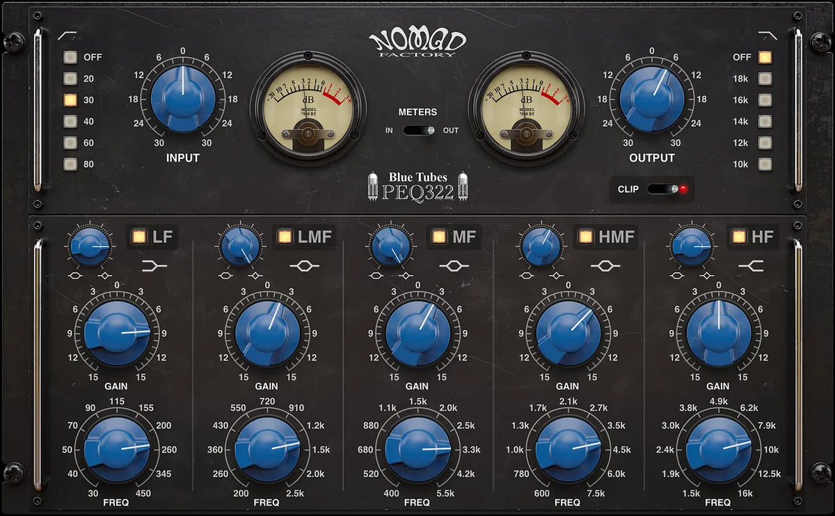 Nomad Factory Blue Tubes Equalizer PEQ322