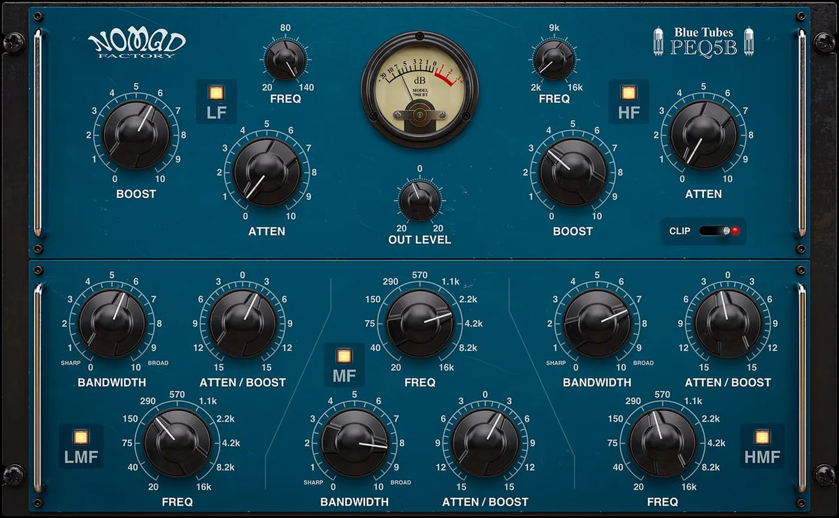 Nomad Factory Blue Tubes Equalizer PEQ5B