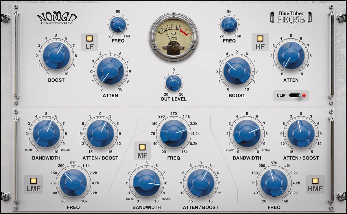Nomad Factory Blue Tubes Equalizer PEQ5B
