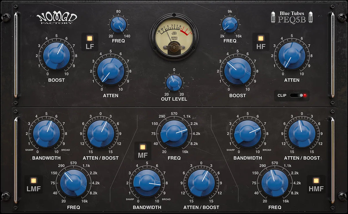 Nomad Factory Blue Tubes Equalizer PEQ5B