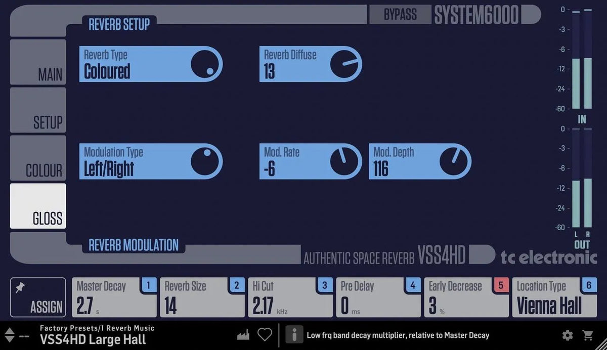 TC Electronic VSS4 HD - Authentic Space Reverb