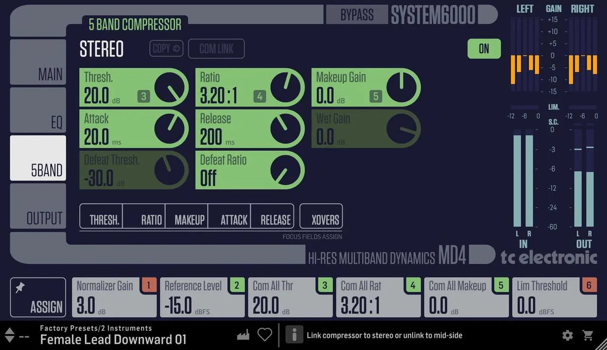 TC Electronic MD4 HD - Hi-Res Multiband Dynamics